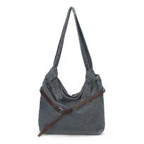 Large Capacity Commuter Tote Bag Women Shoulder Crossbody Bag Denim Bag juoda