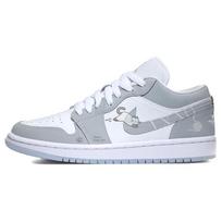 Jordan Air Jordan 1 Vintažiniai krepšinio batai Moteriški Pilki Balti DC0774-105(Team10- QD) 43