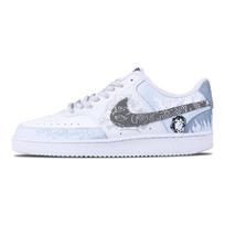 Nike Court Vision 1 žemi krepšinio/riedlenčių batai Unisex Pilki Balti DH2987-101(Komanda60-) 36