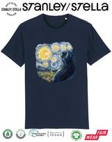 Cat Van Gogh T-Shirt Funny Kids Artist Pet Gift / Cotton 120