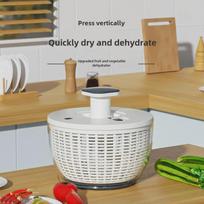 Large Capacity Vegetable & Fruit Dehydrator Spinner and Salad Drain Basket 4.5L Dehydrator