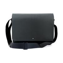 Montblanc Westside Mados serijos Odinė paštininko krepšys Vyriški krepšiai Juoda 111136 Basic Set (Bag+Dust Bag)