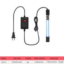 Aquarium Clean Light UV šviesos dezinfekavimo priemonė 5w/11w Green Away, skirta vandens valymui žuvų rezervuaruose 5W EU Plug juoda