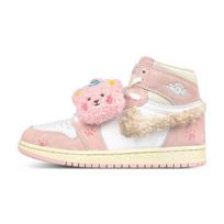 Jordan Air Jordan 1 aukštakulniai Vintažiniai krepšinio batai Moteriški Balti Rožiniai FD2596-600(Team116-AJ) 39