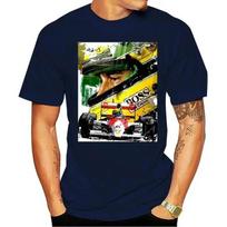 Madingas Viršutinis Marškinėlis Vyrams Moterims AYRTON SENNA MENAS Per dydį T marškinėlis Spausdintas T marškinėlis Vyrams Medvilninis T marškinėlis Vasaros Prekės ženklo Marškinėlis Europos Dydis 4XL