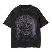 Resident Evil 9 Requiem Leon S. Kennedy Grafikos 100% Medvilnės Unisex Rūgštinio Plovimo Marškinėliai 2026 Vasaros Naujas Vyriškas Y2k Trumpomis Rankovėmis T-Shirt L