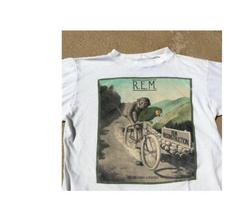 Vintažiniai 80-ųjų REM marškinėliai 1985 m. koncertinio turo Fables Of Reconstruction Unisex marškinėliai XXXXL