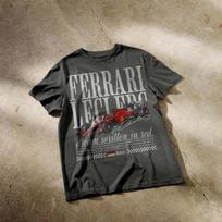 Charles Leclerc Ferrari F1 #16  Svajonė parašyta raudonai  Vintažiniai grafiniai marškinėliai, Unisex didelio dydžio gatvės apranga, Dovana F1 gerbėjui 4XL