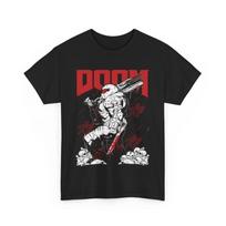 2026 Hot Sale Classic Retro FPS Game DOOM Graphic Print T-shirt Men Women O-neck Cotton Summer Top Harajuku Gothic Wind Oversized Tee 4XL
