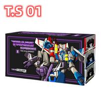 3 vnt./dėžutėje Transformuojamas robotas žaislas G1 animacinis filmas Skraidanti komanda Starscream Skywarp Thundercracker figūrėlė modelis mažo mastelio lėktuvas