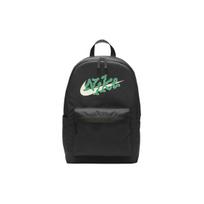 Nike Heritage Logotipo Spaudinio Audinio Kuprinė Unisex Kuprinė Juoda Stadium-Green FN0878010 Black & Stadium Green