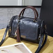 Madinga moteriška minkšta odinė rankinė su vienu pečiu 27cm*15cm*18cm ruda