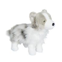 New Creative Doll Doll Grey White Cute Shepherd Dog Plush Toy Doll pilkšvai balta