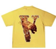 Vlone x Juice WRLD Legends Never Die 999 Yellow T-Shirt Size M Unisex T-Shirt XL