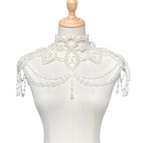 Pearl Amice Geometric Shoulder Pendant Body Jewelry Attire Delicate Accessory 1