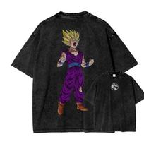 Anime Dragon Ball Cosplay skalbti marškinėliai medvilniniai trumpomis rankovėmis laisvi dideli laisvalaikio sportiniai fitneso marškinėliai vyriški Harajuku drabužiai L