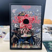 Stranger Things Demogorgon 3D Model Figure with Painted Frame Escape Frame Anime Figure Model A
