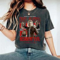 2026 Resident Evil T-shirt Men and Women Cotton Summer Clothing Gothic Fashion Y2K Short Sleeved Tee Streetwear Unisex 4XL