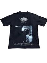 Vintažinis 1990-ųjų Darkthrone A blaze in the Northern sky Unisex marškinėliai Visų dydžių S-4XL Unisex T-shirt M
