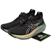 ASICS Gel Nimbus 26 Platinum Black Champagne - 1011B922-001 43.5 gray
