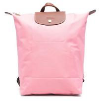 Longchamp Le Pliage Originalus tekstūruotas logotipas Nailoninis kuprinė Moteriška kuprinė Medvilnės saldainis 10284089P92 Basic Set (Bag)