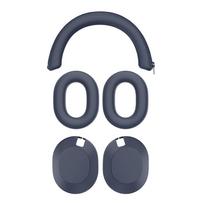 For Sony WH-1000XM6 3PCS Replacement Headphone Pads Anti-Fall Headphone Ear Cushion Non-Scratch Silicone Headset Protective Case tamsiai mėlyna spalva
