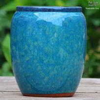 Didelis keramikinis gėlių vazonas lauko kraštovaizdžiui Large - Ceramic