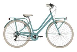 SHARIN Retro 28” Moteriškas Miesto Dviratis, akvamarino spalvos