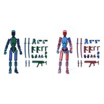 Multi-Jointed Movable Shapeshift Robot Titan 13 Action Figures 3D Printed Mannequin Dummy Toys Kids Adults Children Game