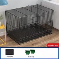 Ypač didelis patalpų narvas triušiams, jūrų kiaulytėms, žiurkėnams ir degučiams su tualetu 28*18*14cm (Without Tray No Feeder)
