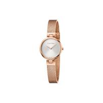 Calvin Klein Elegantiškos serijos laikrodis Kvarcinis mechanizmas Nerūdijančio plieno apyrankė Perlamutrinis ciferblatas Moteriški laikrodžiai K8G23626 Silver Dial Rose Gold Strap Single Watch