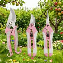 Automatic Rebound Garden Pruning Shears, Multi-functional Fruit Tree/Branch Trimmer with Stainless Steel Blade & Ergonomic Grip