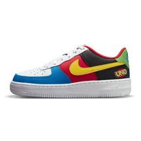Nike x UNO Air Force 1 Low (GS) 50-mečio Baltas Raudonas Mėlynas Auksas DO6634-100 EU 35.5 black
