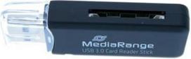 MEMORY READER USB3.0 STICK/BLACK MRCS507 MEDIARANGE MRCS507 | 4260459610359