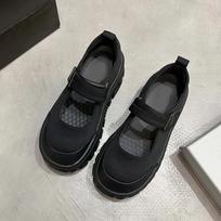 Mary Jane Shoes Quality Painted Leather Platform Shoe Japanese Round Head JK Skirt Shoes for Women Shallow Mouth Single Footwear 35 juoda