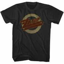 ZZ Top išblukęs logotipas Marškinėliai Vyriški Marškinėliai Roko Grupės Marškinėliai Gyvo Koncerto Turo Prekės S