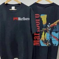 Vintažinis 1990-ųjų Marlboro! Vyriški marškinėliai Kaubojiški marškinėliai - KARŠTAS PRODUKTAS -  - NEMOKAMAS PRISTATYMAS Unisex marškinėliai L