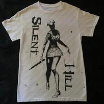 Silent Hill slaugytojos vintage siaubo marškinėliai, unisex klasikiniai psichologinio siaubo žaidimų gerbėjų gatvės stiliaus marškinėliai, 100% medvilnės laisvalaikio viršus 4XL