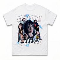 2026 Billie Eilish Grafinis Spaudinys Vyriški ir Moteriški Trumpomis Rankovėmis Marškinėliai Tinka Visais Metų Laikais Laisvalaikiui ir Prabangai 4XL