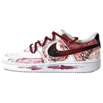 Nike Court Vision 1 žemi riedlenčių batai Vyriški Juodi Raudoni Balti DH2987-101(Komanda61-) 45
