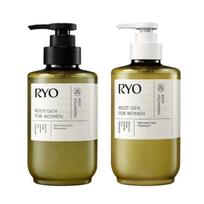 Ryo šaknis:Gen Moteriškas plaukų slinkimo priežiūros šampūnas 353ml + Kaukė 353ml Rinkinys white