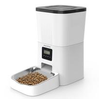 mocoline Automatic Pet Feeder for Dogs and Cats Scheduled Voice Panel Power Easy Manual Feeding Automatic Stainless Steel Washable Food Holds 4 Meals balta