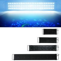 30/40/60/90cm Vandens augalų šviestuvas Prailginamas Vandeniui atsparus Užspaudžiamas šviestuvas 40-130CM Akvariumams Super ploni LED Akvariumo apšvietimas 40cm 45led