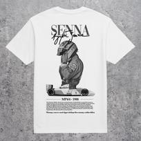 Ayrton Senna McLaren MP4/4 1988 m. Vintažinis F1 Legenda Grafinis T-shirt, Unisex Oversized Streetwear, Formula 1 Gerbėjo Dovana 4XL