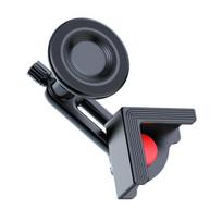 Car Phone Holder Magnetic Dashboard & Screen Mount Adjustable Shock-Absorbing Clip-On Stand for GPS Navigation black