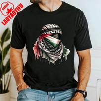 Palestinos Marškinėliai Keffiyeh Marškinėliai Palestinos Vėliavos Marškinėliai Labdaros Aukojimas Vasariniai Unisex Laisvi Harajuku Kvėpuojantys Marškinėliai S