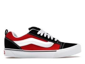 VANS Knu Skool Low Black Red - VN0009QC6RT 42.5
