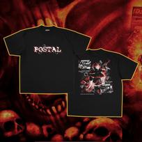 POSTAL 2 Vintažinis piratinis dvipusis spaudos marškinėlis, Unisex kultinis šaudyklės žaidimo gerbėjų atributika, 100% medvilnės oversized gatvės stiliaus marškinėlis 4XL
