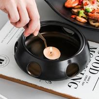 Šildoma izoliuota lėkštė Restorano pagrindinio patiekalo lėkštė Japoniška keramikinė Shouxi kepsninės lėkštė Kūrybingi namų virtuvės stalo įrankiai kepsniams