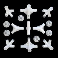 Markizės tvirtinimo elementas Pavėsinės jungtis Palapinės atsarginių dalių rinkinys 15pcs